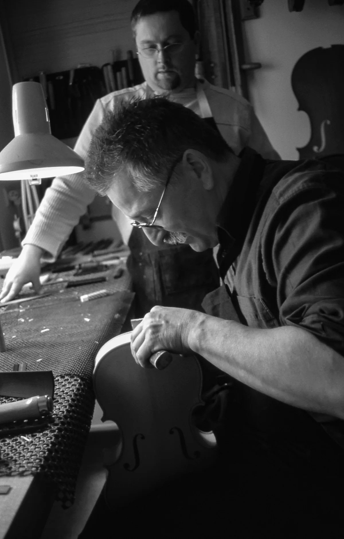 Dans l’atelier d'un luthier